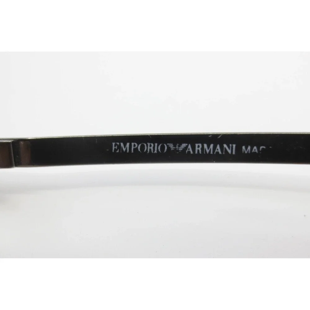 Emporio Armani 093 1021 Gunmetal Bronze Oval Eyeglasses Frames 49-19-130